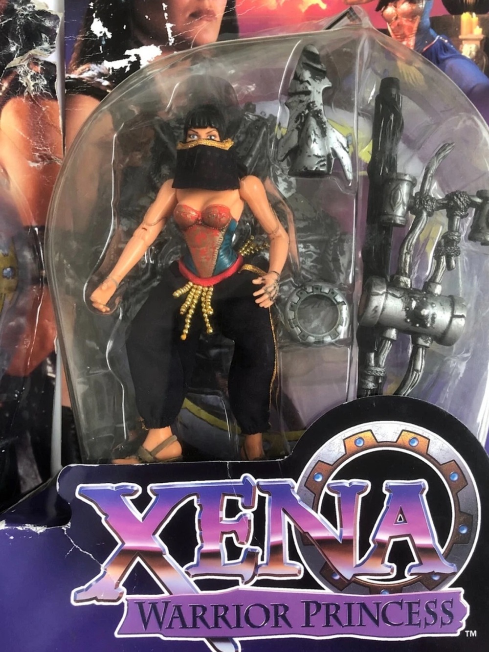 Harem XENA Warrior Princess Action Figure  Pillar of Power Cradle Hope Toy Biz